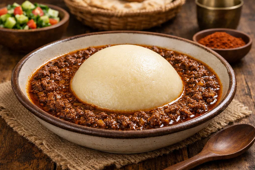 Hearty Sudanese Cornmeal Porridge – Ready in 30 Minutes