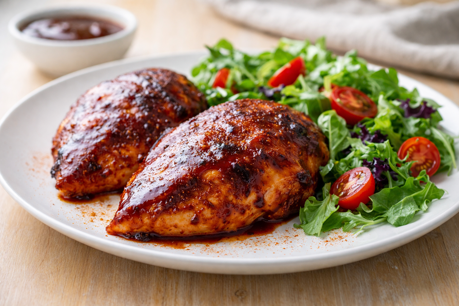 Smoky Oven-Baked BBQ Chicken Breasts – Diet-Friendly in 30 Minutes