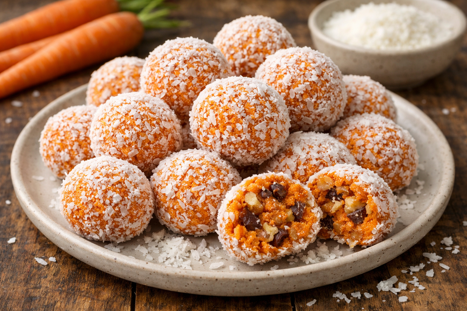 Healthy Carrot Balls – 35 Minutes Sweet Treat