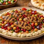 Savory Chicken Meatballs with Grilled Vegetables – Ready in 35 Mins