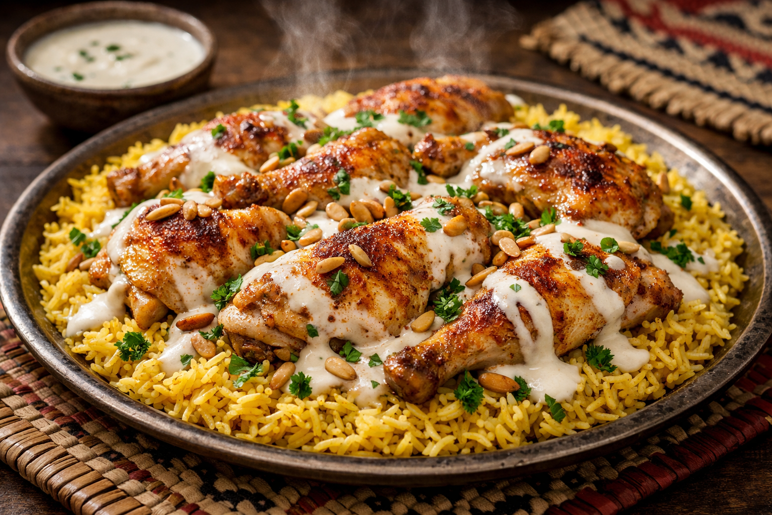 Flavorful Chicken Mansaf – Ready in 60 Minutes