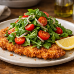 A DailySimmer - THE BEST Crispy Chicken Milanese Recipe Recipe