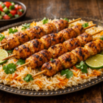 Flavorful Chicken Skewer Kabsa – 45 Minute Basmati Rice Feast