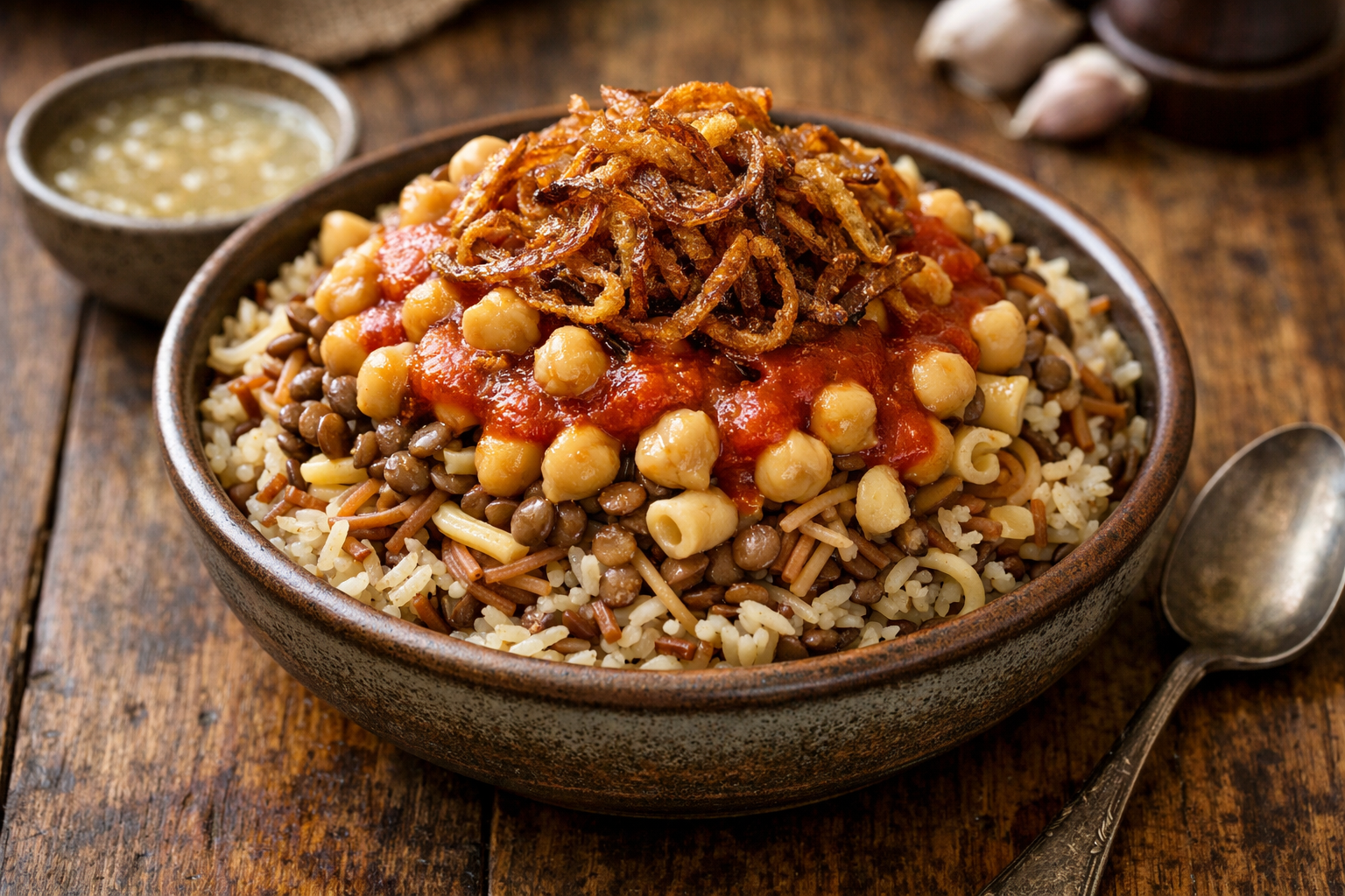 Authentic Egyptian Koshari – Ready in 2 Hours
