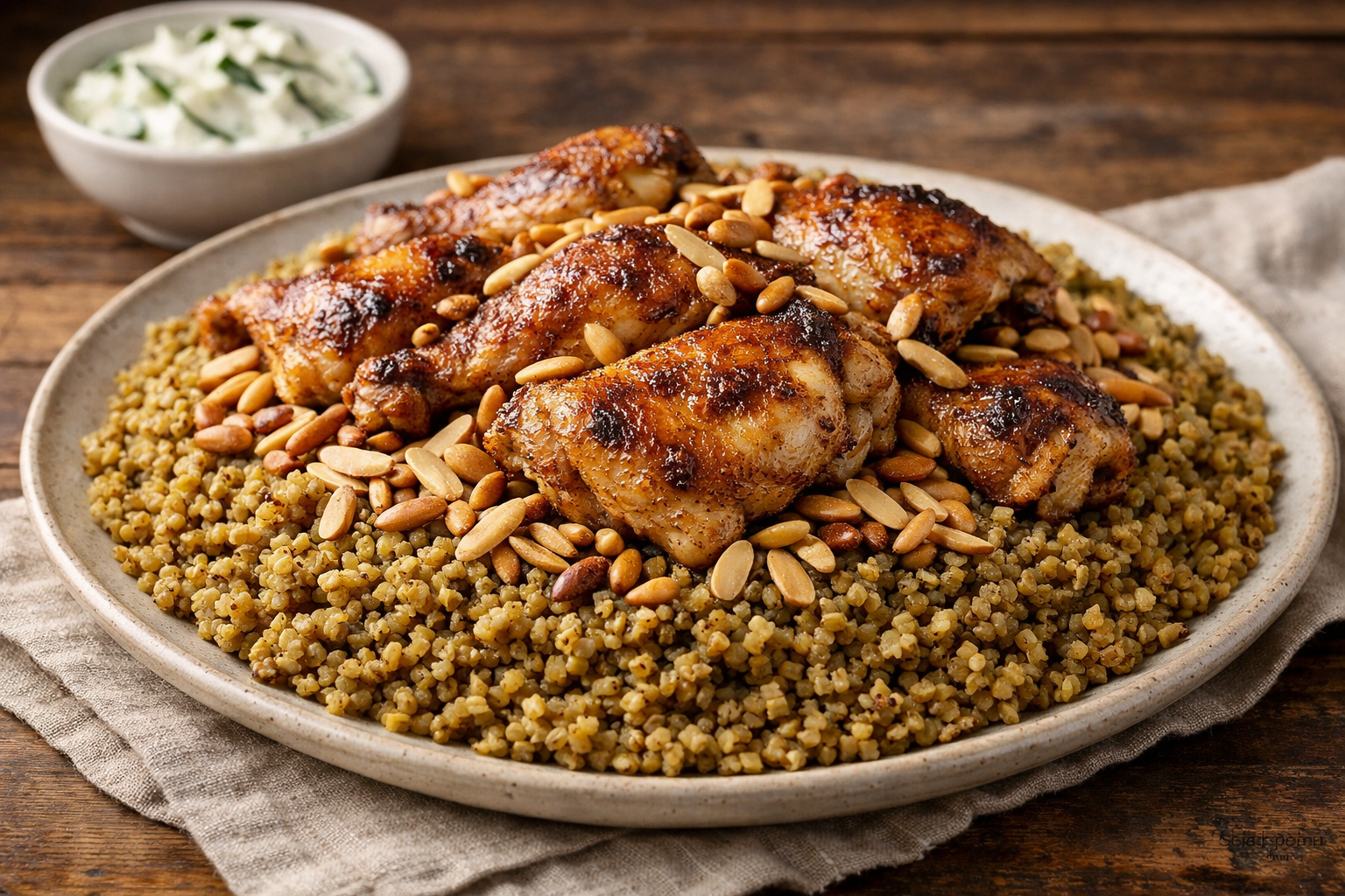 Hearty Roasted Wheat Upside-Down Pilaf – Ready in 45 Minutes