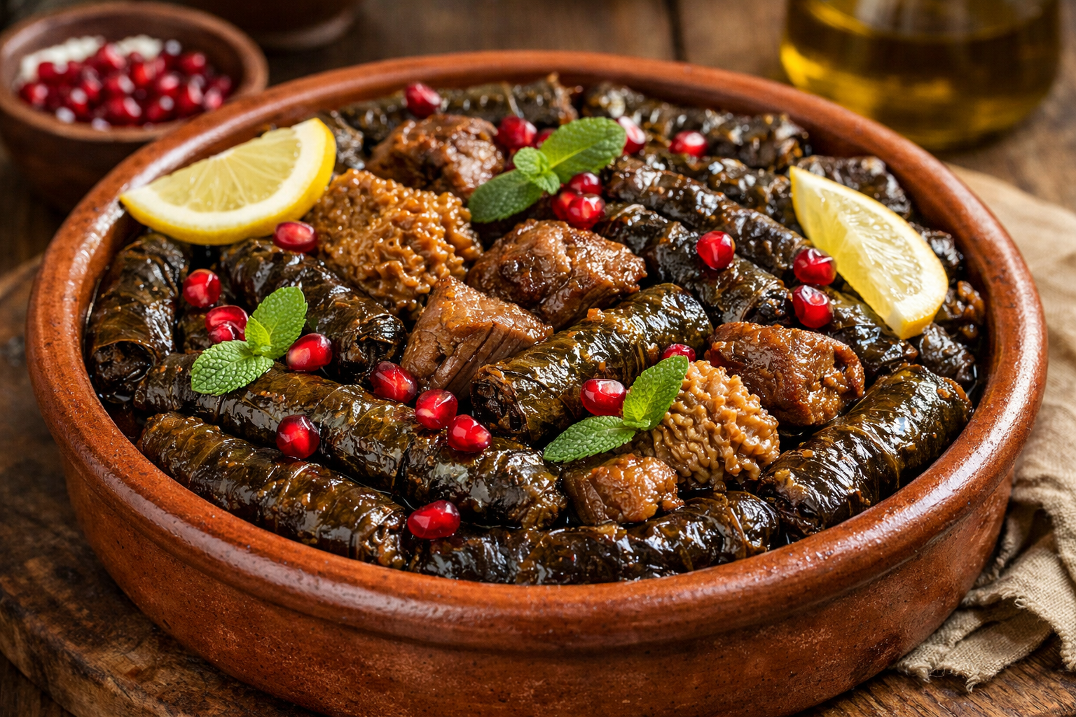 Hearty Tripe Stuffed Grape Leaves – Ready in 2 Hours 15 Minutes