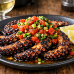 Tasty Grilled Octopus with Tomato Sauce – Ready in 45 Minutes