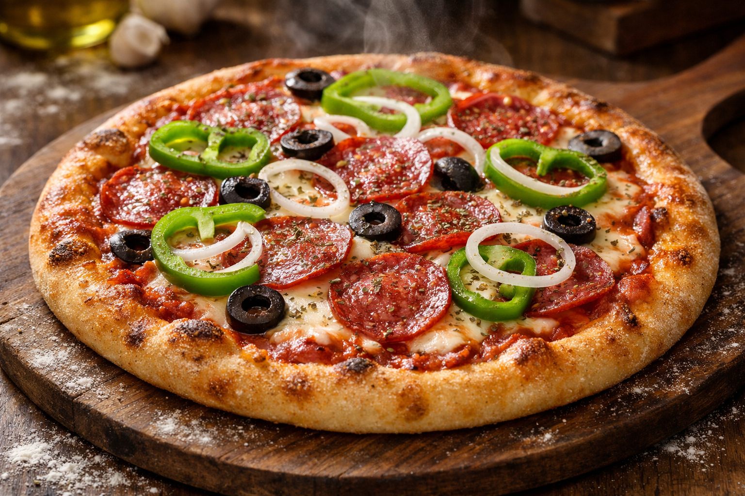 Flavorful Salami Pizza – Ready in 75 Minutes