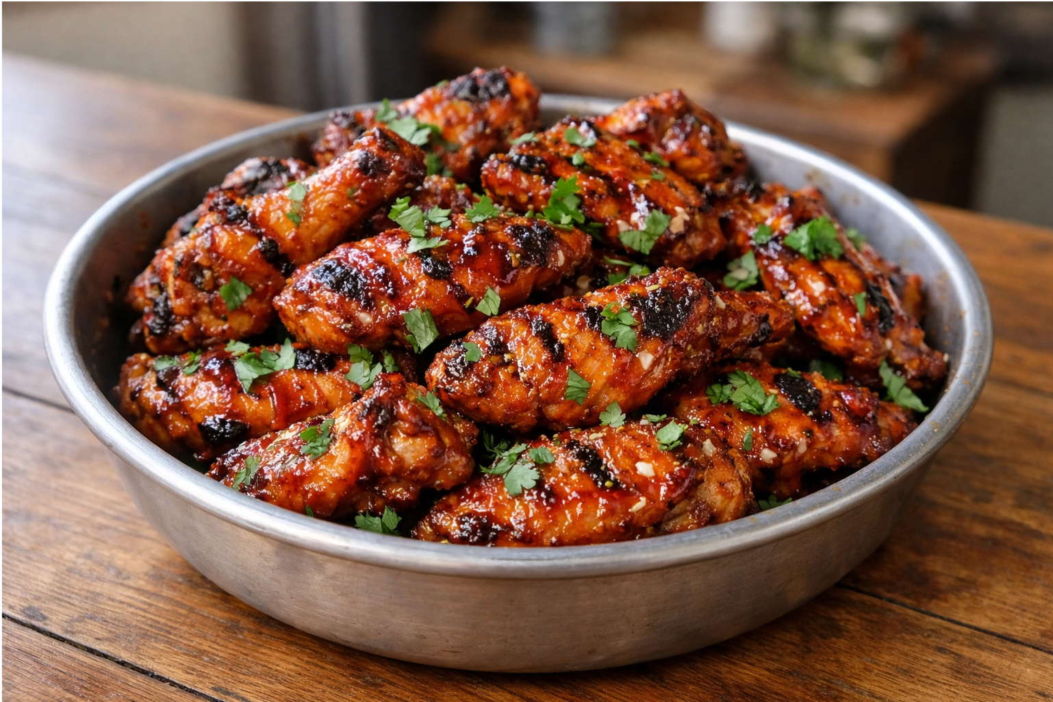 Sweet and Spicy Honey Sriracha Wings
