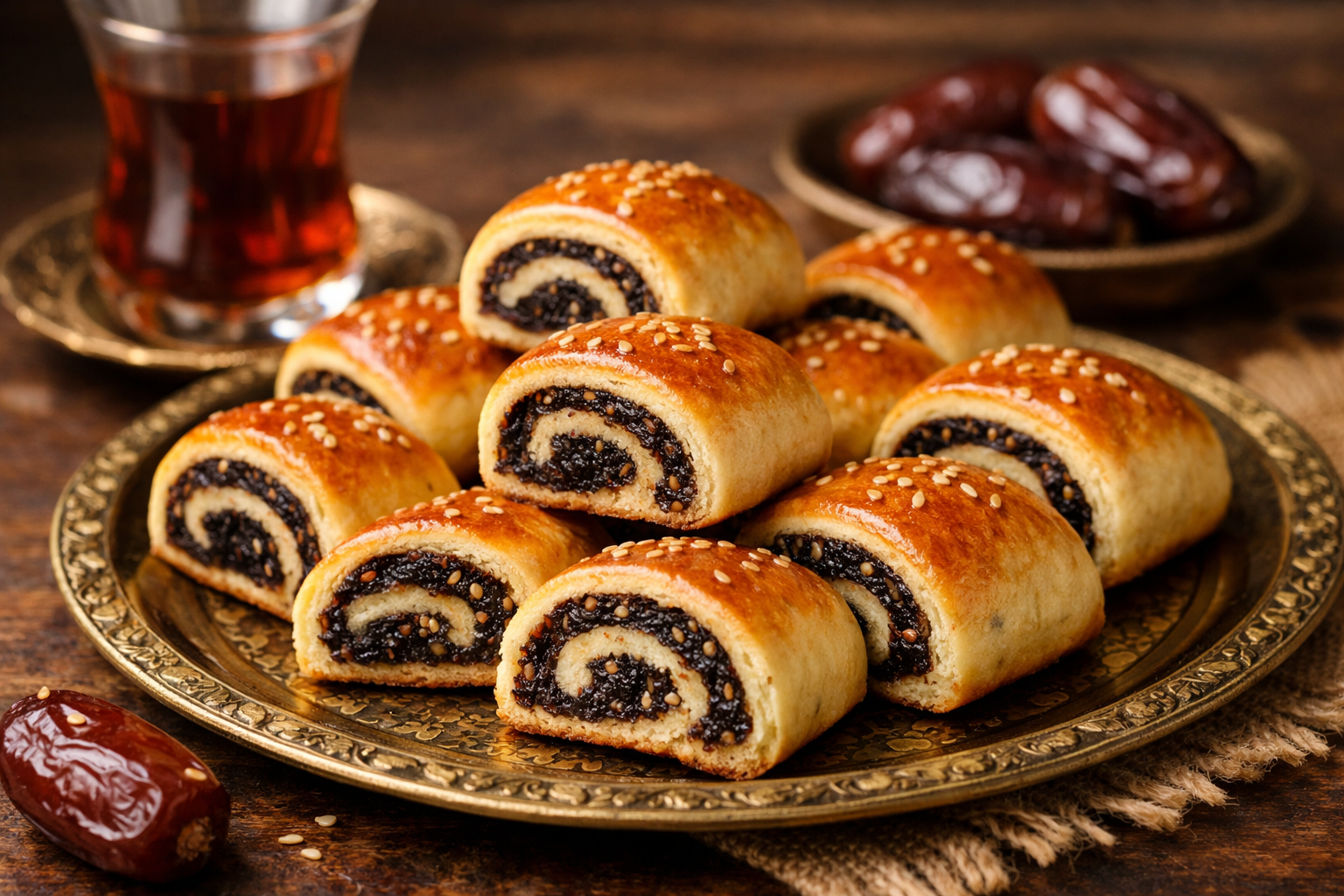 Iraqi Kiliija: Easy Flaky Treat