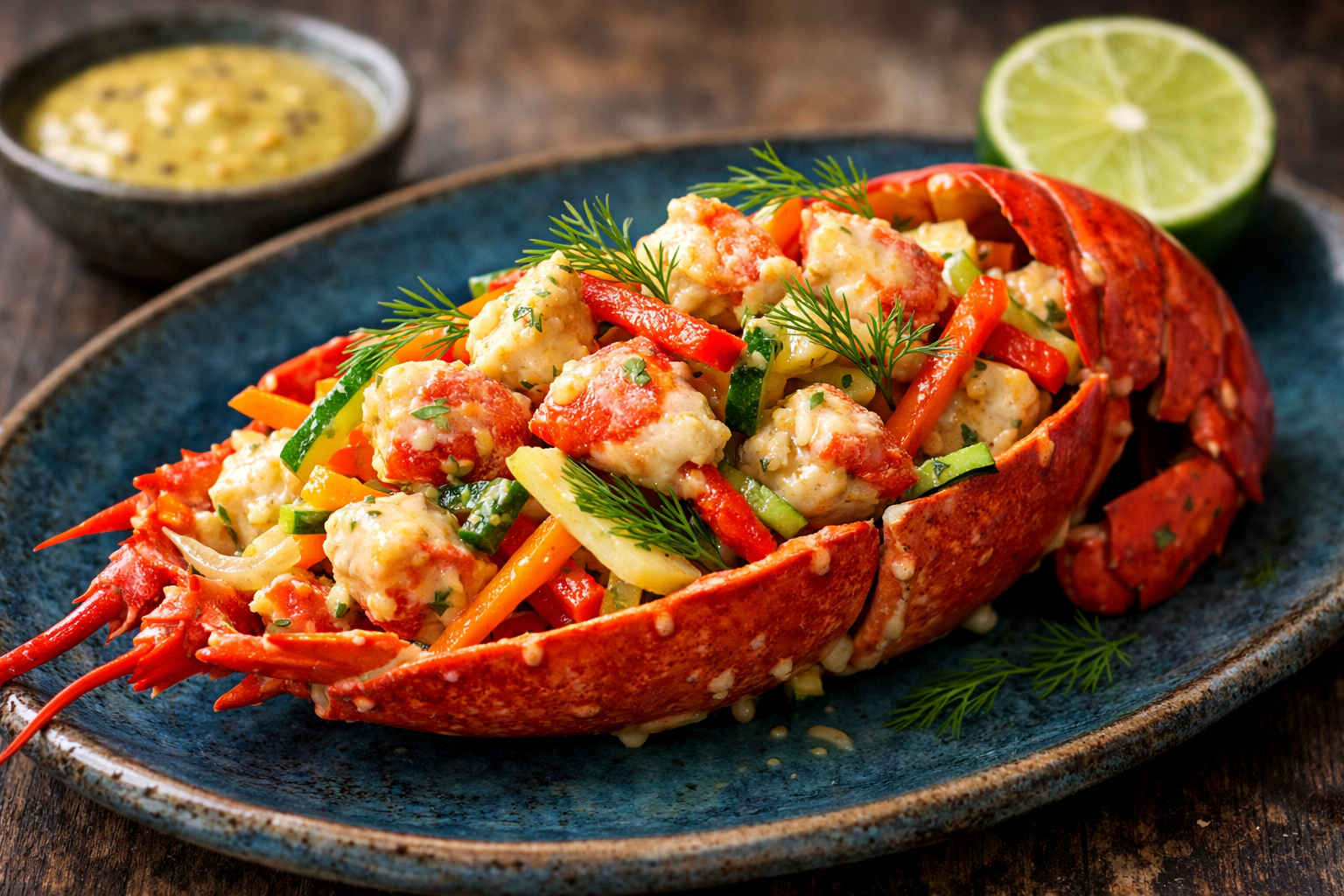 Lemon‑Mustard Estakosa