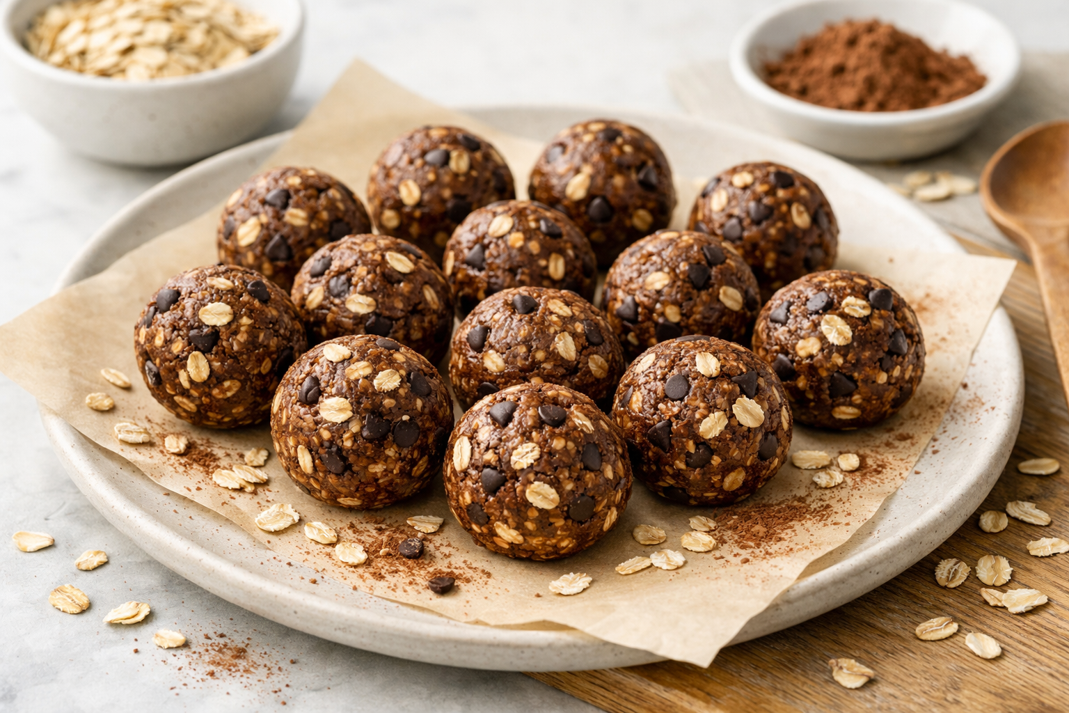 Oatmeal Chocolate Balls – Healthy Sweet Snack
