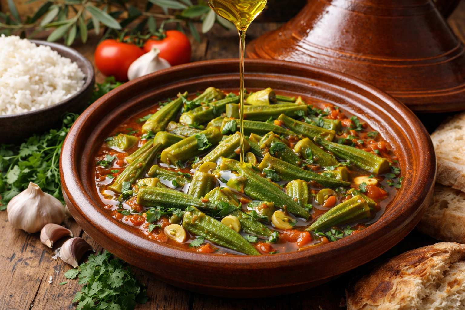 Vegan Tender Okra Stew – Ready in 40 Minutes
