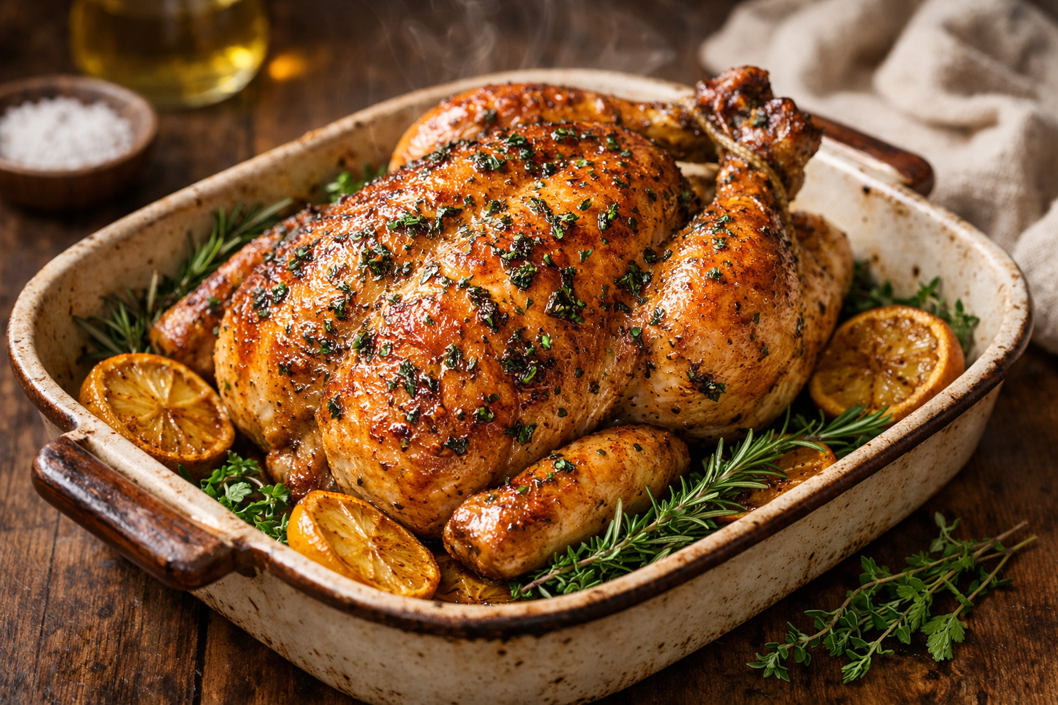 The Only Roasted Chicken Recipe You’ll Ever Need (No More Dry Meat!)