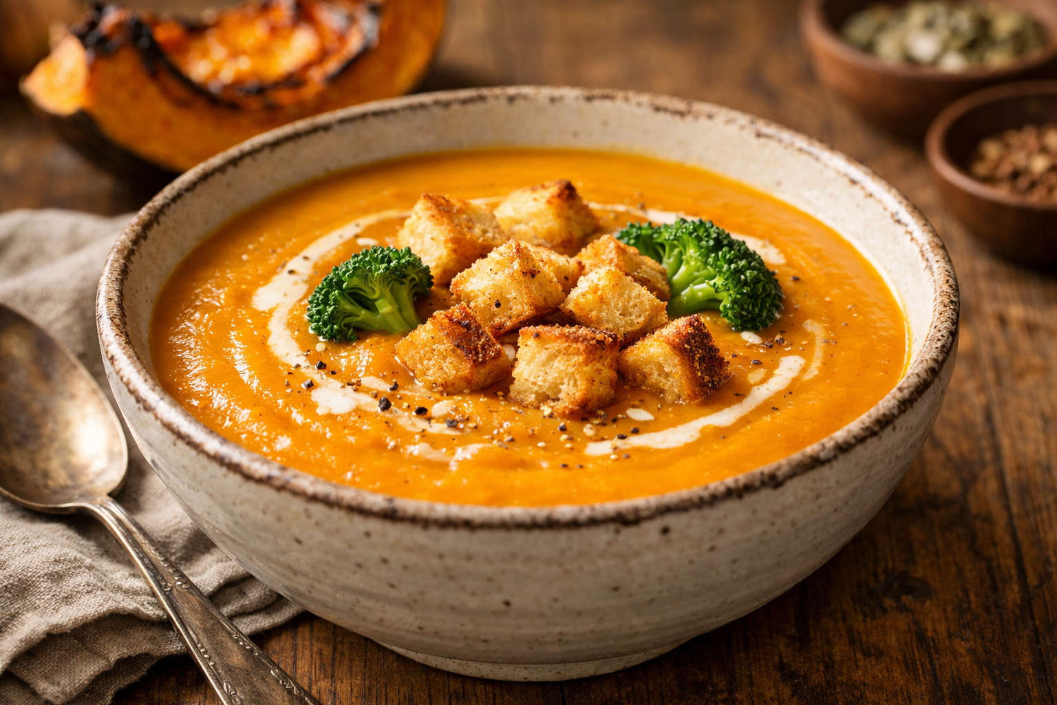 Creamy Pumpkin Soup – Ready in 45 Minutes