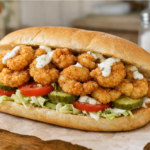 Crispy Fried Shrimp Po Boys