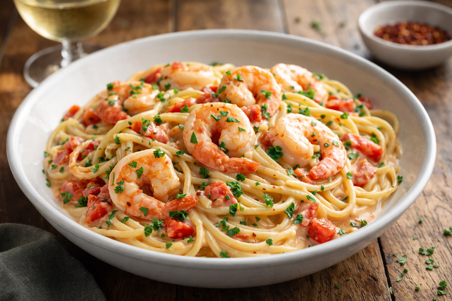 Quick Shrimp Spaghetti – Ready in 20 Minutes