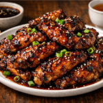 A DailySimmer - Slow Cooker Honey Teriyaki Chicken Wings Recipe