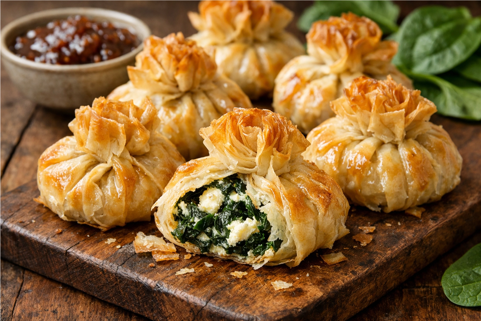 Stuffed Filo Pastry
