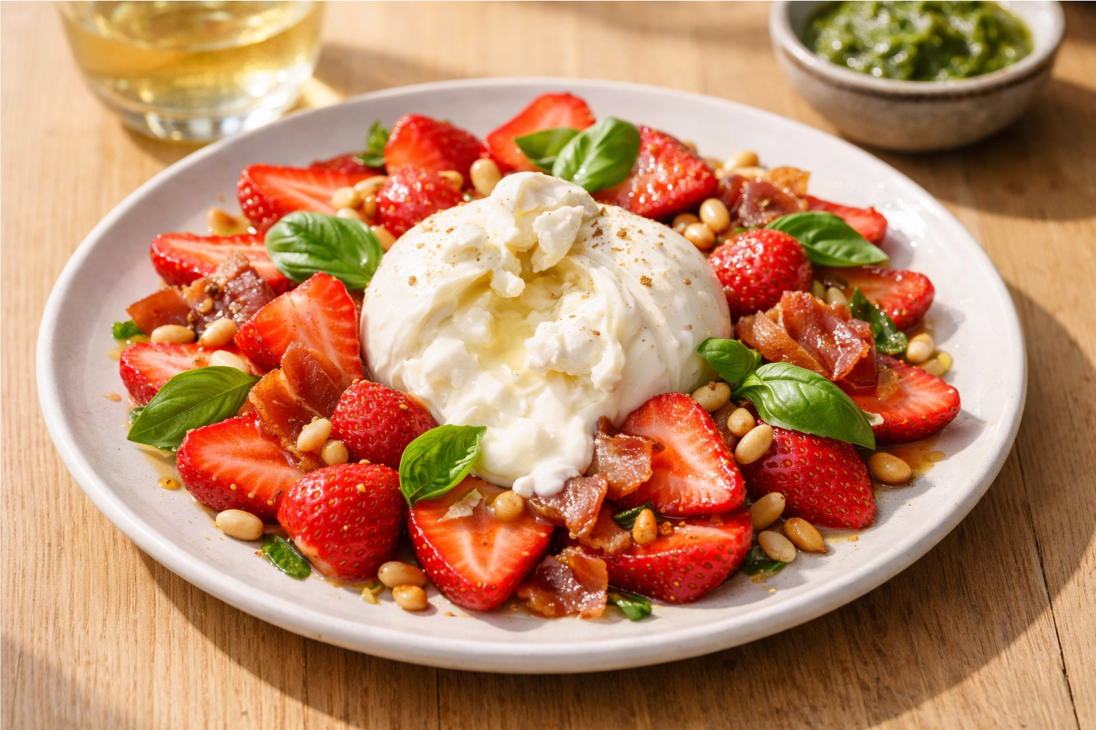 Strawberry Burrata Salad Recipe