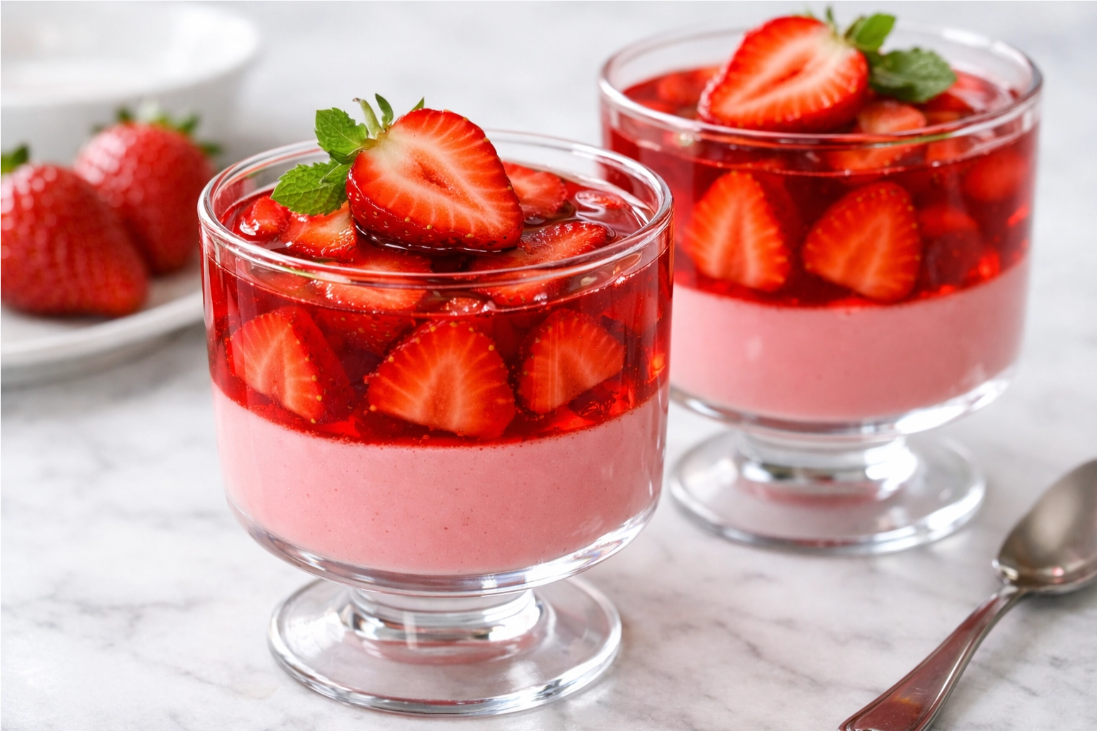 Best Easy Strawberry Mahlebia: Fresh & Creamy Milk Pudding