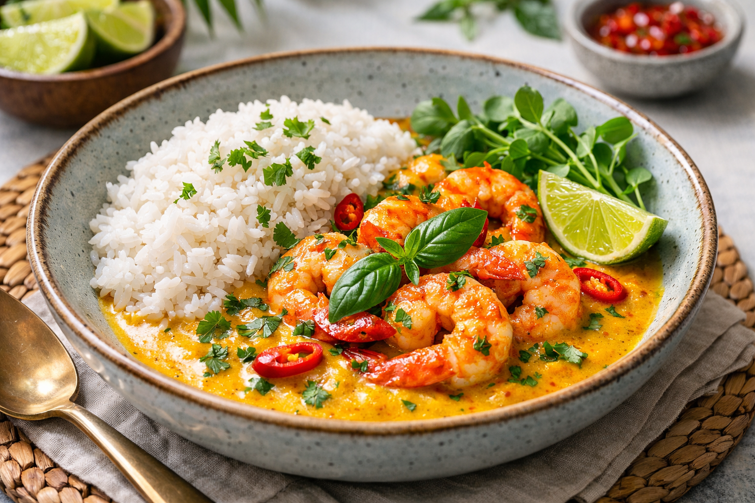 Flavorful Thai Shrimp Coconut Curry – Ready in 30 Minutes