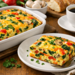 Cheesy Veggie Frittata – Healthy Breakfast Ready in 1 Hour