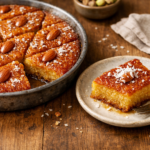 Perfect Syrup-Soaked Semolina Cake – Ready in 45 Minutes