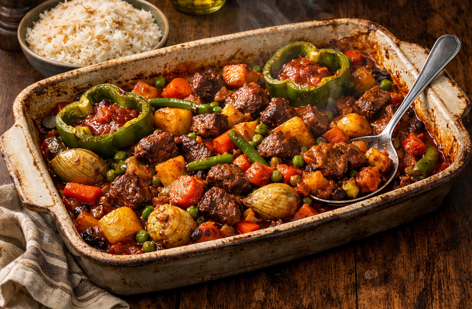 Tender Beef & Vegetable Tray Bake – Crowd-Pleasing Dinner in 70 Minutes