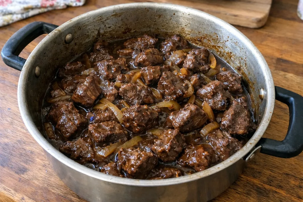 Simple Beef and Onion Comfort Dish