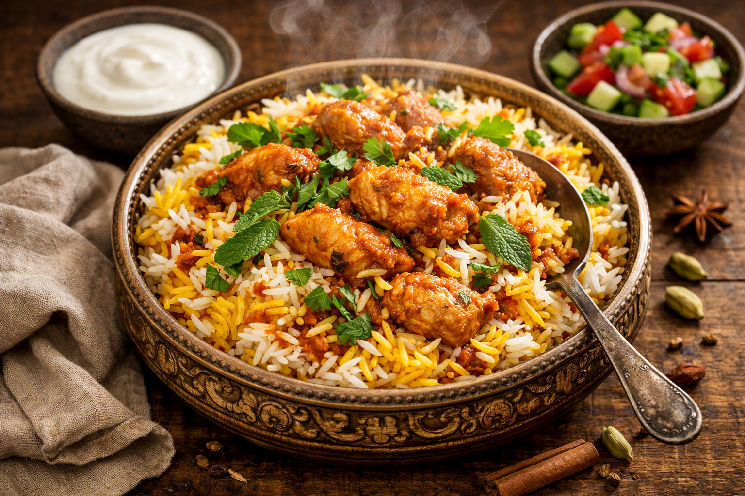 Easiest Chicken Biryani Recipe – Ready in Under 1 Hour