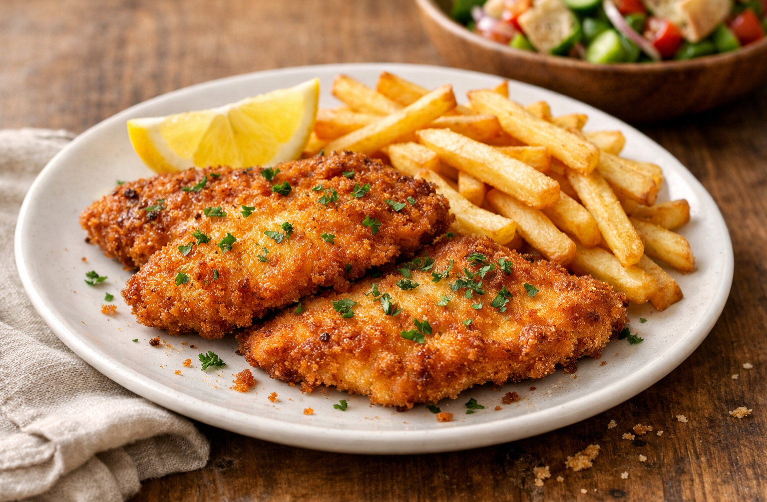 Crispy Chicken Scallopini