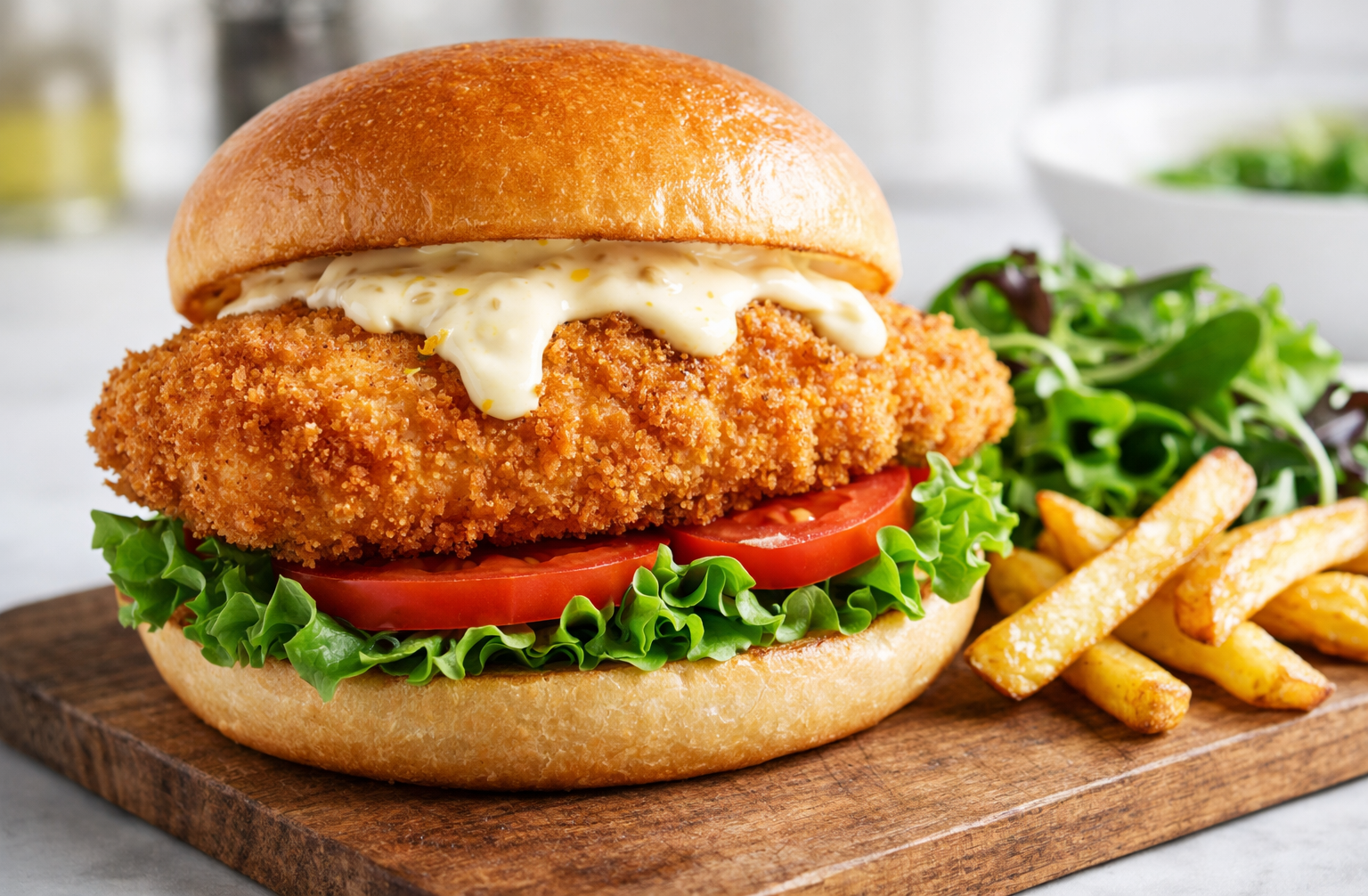 Crispy Breaded Chicken Burgers – Oven-Ready in 30 Minutes