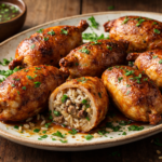 Chicken Thighs Stuffed with Rice and Chicken Livers