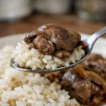 Authentic Egyptian Rice with Chicken Liver and Gizzards