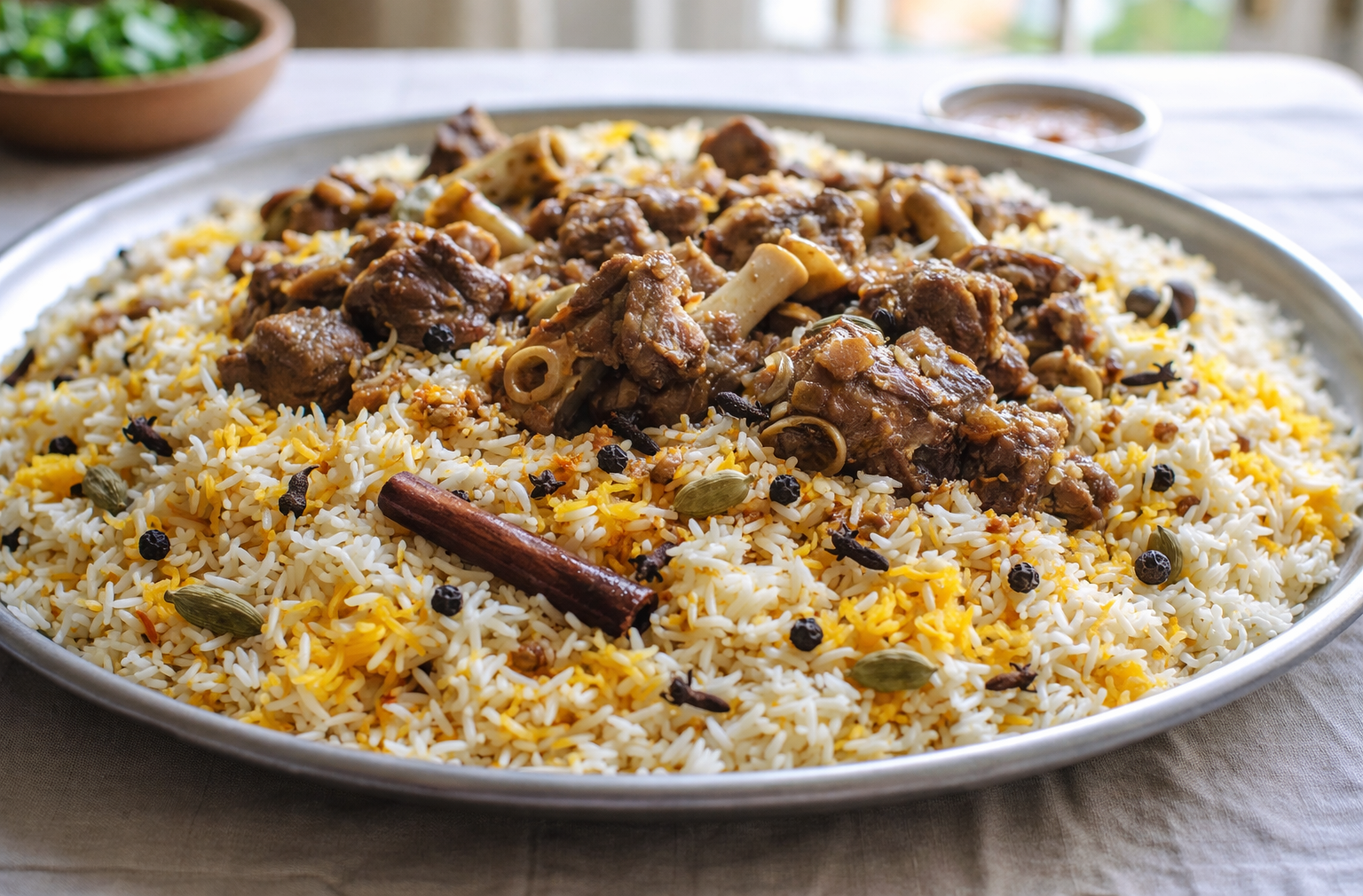 Spicy Pressure-Cooked Lamb Kabsa