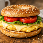 Omelet Bagel Sandwich: The Ultimate 10-Minute Breakfast