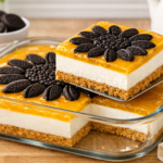 No Bake Sunflower Cake