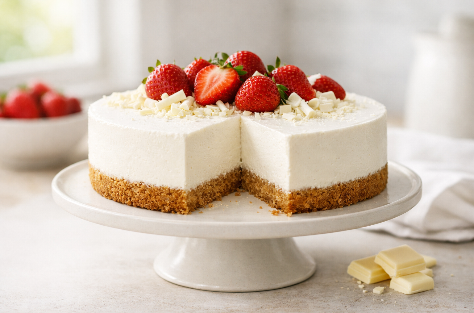 White Chocolate Cheesecake